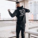 Fear Does Not Stop Death, It Stops Life Printed Men's Hoodie